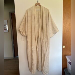 Vintage cream kimono style robe